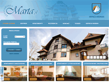 Tablet Screenshot of apartamentymarta.pl